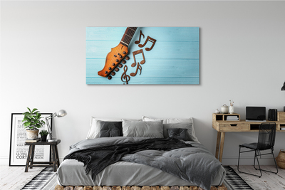 Pintura em tela Partitura para violão