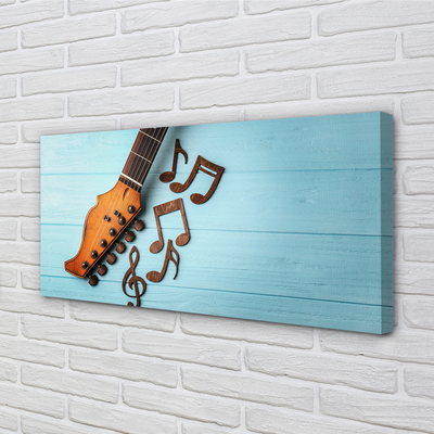 Pintura em tela Partitura para violão