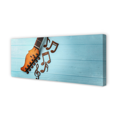 Pintura em tela Partitura para violão