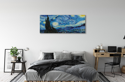Pintura em tela A Noite Estrelada - Vincent van Gogh