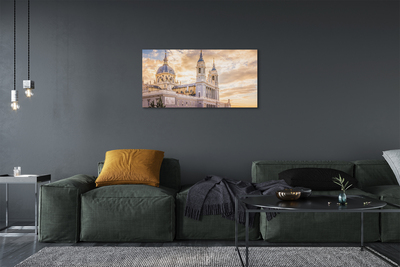 Quadro em tela Catedral da Espanha Pôr do Sol