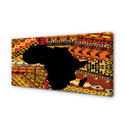 Pintura em tela Padrões de mapas