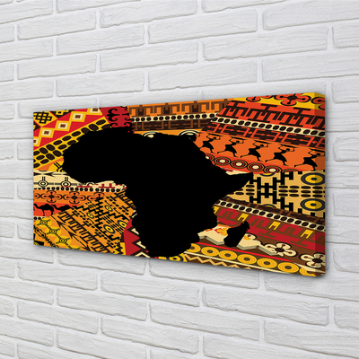 Pintura em tela Padrões de mapas