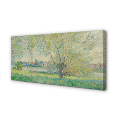 Quadro em tela Salgueiros - Claude Monet