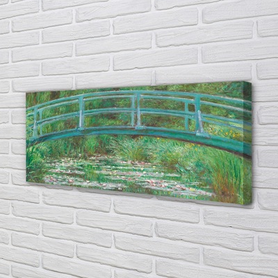 Pintura em tela Passarela Japonesa - Paul Cézanne