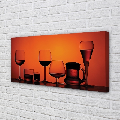 Pintura em tela Copos