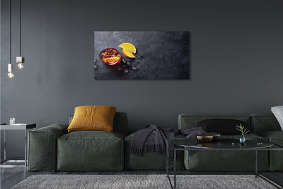 Quadro em tela Chá gelado de limão