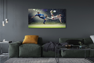 Quadro em tela Pessoas bola de chuva