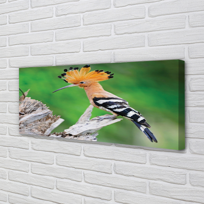 Pintura em tela Árvore papagaio colorida