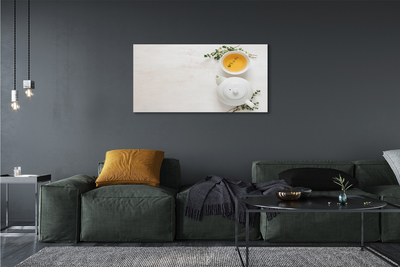 Pintura em tela Um bule de chá