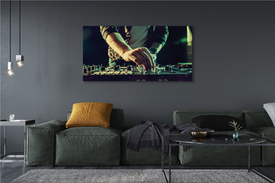 Pintura em tela Fones de ouvido para console de DJ