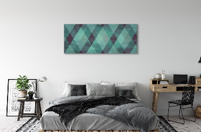 Pintura em tela Padrão de diamante geométrico