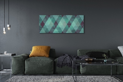 Pintura em tela Padrão de diamante geométrico