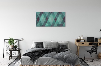 Pintura em tela Padrão de diamante geométrico