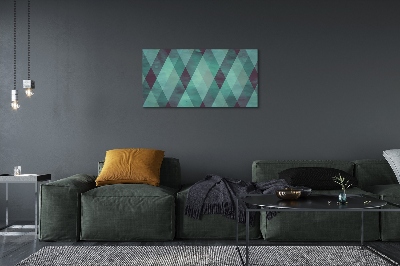 Pintura em tela Padrão de diamante geométrico