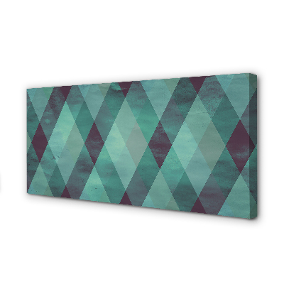 Pintura em tela Padrão de diamante geométrico