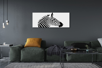 Pintura em tela Ilustração de zebra