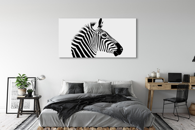 Pintura em tela Ilustração de zebra