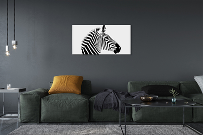 Pintura em tela Ilustração de zebra