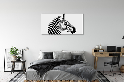 Pintura em tela Ilustração de zebra