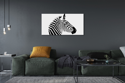 Pintura em tela Ilustração de zebra