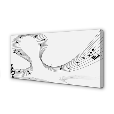 Quadro em tela Clave de sol