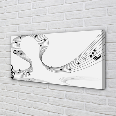 Quadro em tela Clave de sol