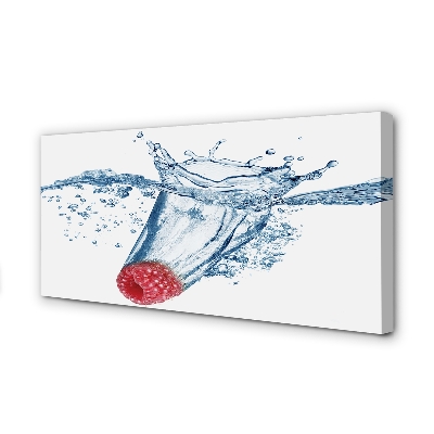 Quadro em tela Água de framboesa