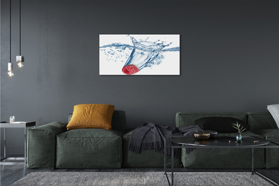 Quadro em tela Água de framboesa