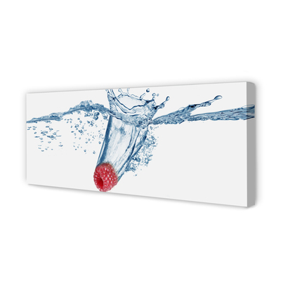Quadro em tela Água de framboesa