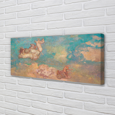 Quadro em tela A Carruagem de Apolo - Odilon Redon