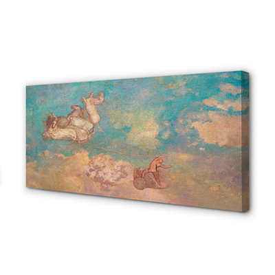 Quadro em tela A Carruagem de Apolo - Odilon Redon