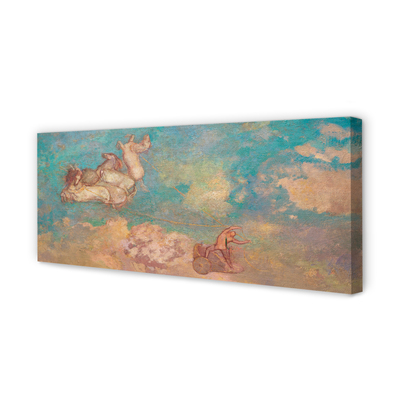 Quadro em tela A Carruagem de Apolo - Odilon Redon