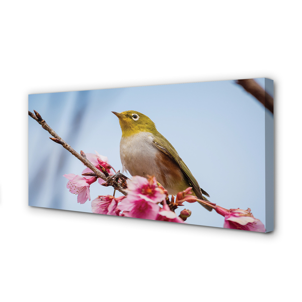 Pintura em tela Um pássaro em um galho