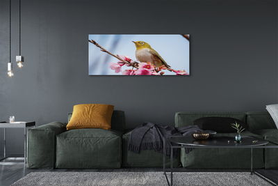 Pintura em tela Um pássaro em um galho