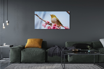 Pintura em tela Um pássaro em um galho