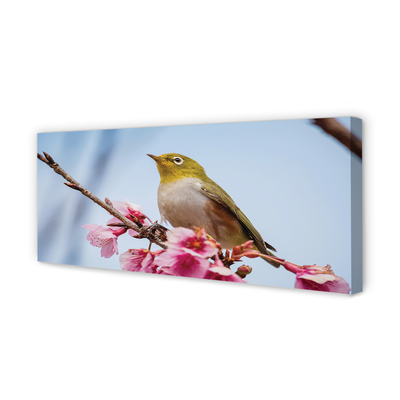 Pintura em tela Um pássaro em um galho