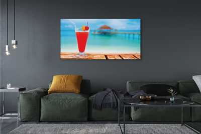 Quadro em tela Coquetel à beira-mar