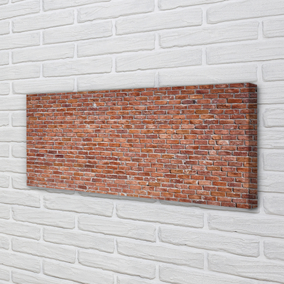 Quadro em tela parede de tijolos