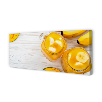 Pintura em tela Smoothie de manga e banana