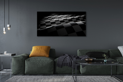 Quadro em tela Bandeira quadriculada