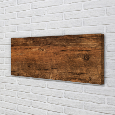 Quadro em tela Grãos e nós da madeira