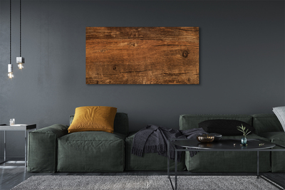 Quadro em tela Grãos e nós da madeira