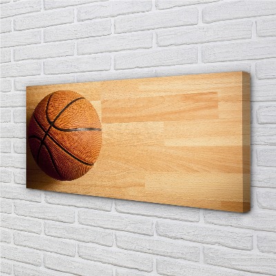 Quadro em tela Basquete no chão