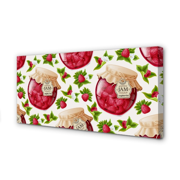 Quadro em tela Geleia de framboesa