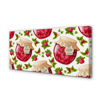 Quadro em tela Geleia de framboesa