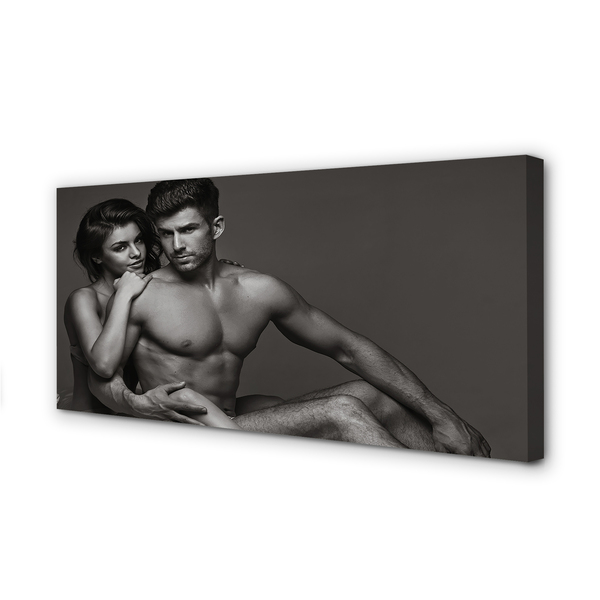 Quadro em tela Mulher homem