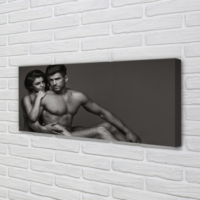 Quadro em tela Mulher homem