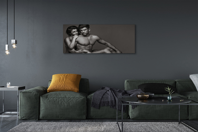 Quadro em tela Mulher homem