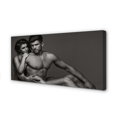 Quadro em tela Mulher homem